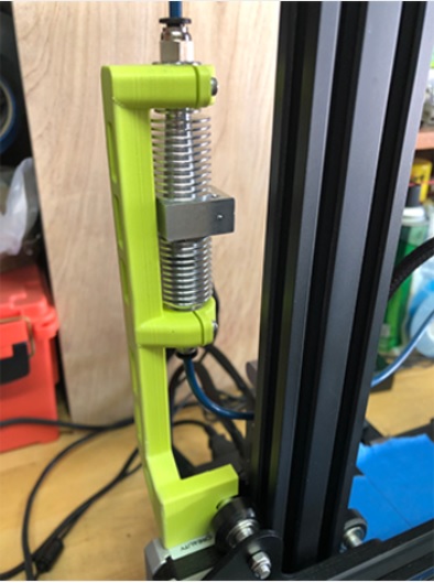 A printable, vertical heating unit mount for an IFD-175R.